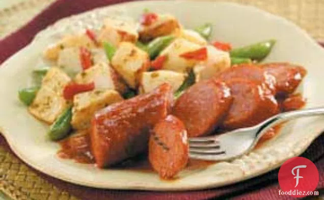 Smoked Sausage with Vegetables