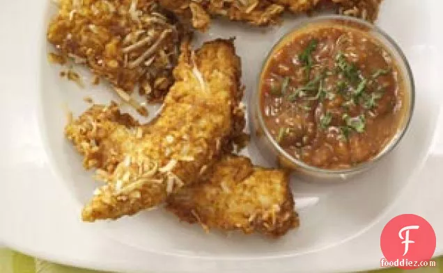 Spicy Coconut Chicken Strips