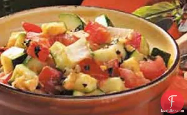 Cheddar Zucchini Saute