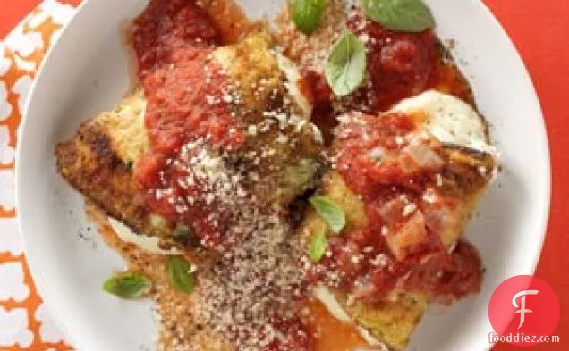 Eggplant & Zucchini Rollatini