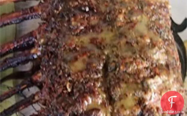 Mint-Crusted Rack of Lamb