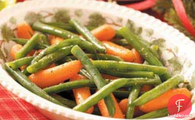 Glazed Carrots and Green Beans