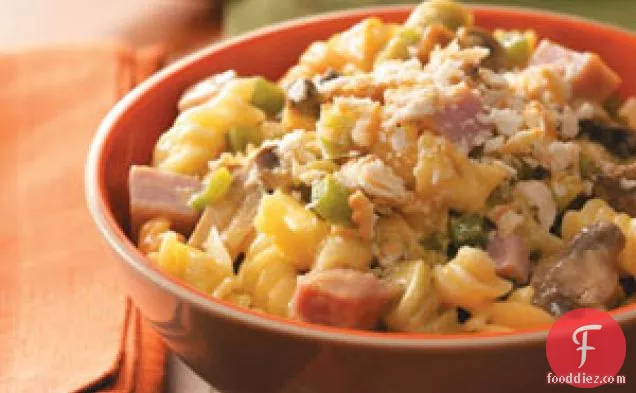 Creamy Ham Noodle Casserole