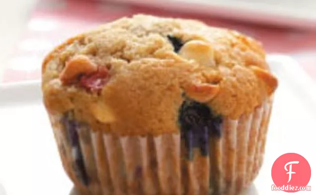 Red, White and Blue Muffins