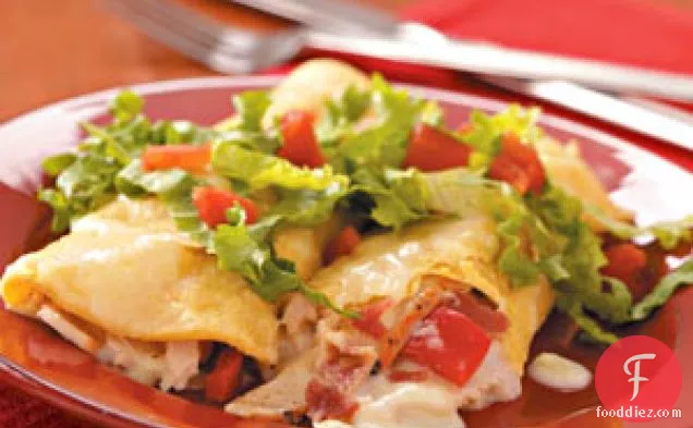 Club-Style Turkey Enchiladas