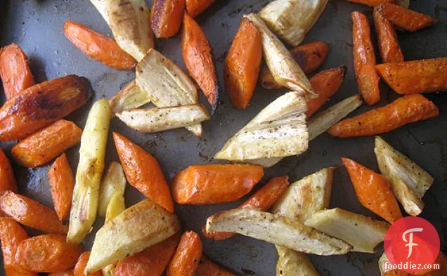 Roasted Parsnips And Carrots