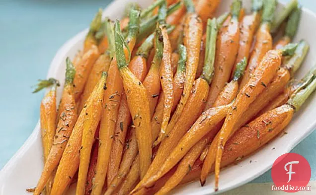 Vanilla Cumin Roasted Carrots