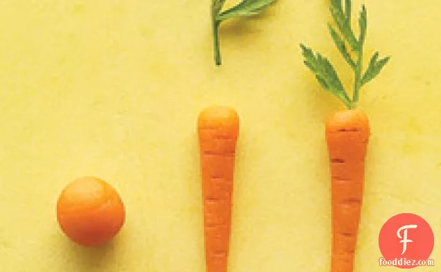 Petite Marzipan Carrots