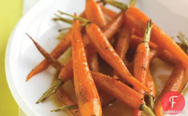 Orange-roasted Baby Carrots With Honey