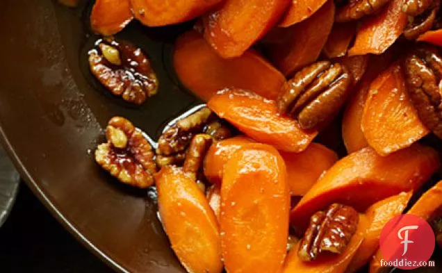 Glazed Carrots with Pecans