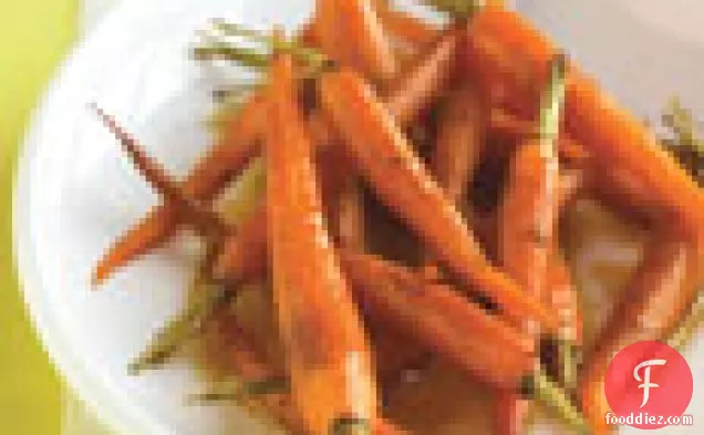 Orange-roasted Baby Carrots With Honey
