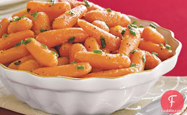 Carrots with Lemon-Chive Butter