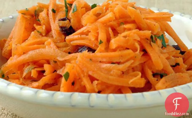 Grated Carrots with Cumin-Orange Dressing