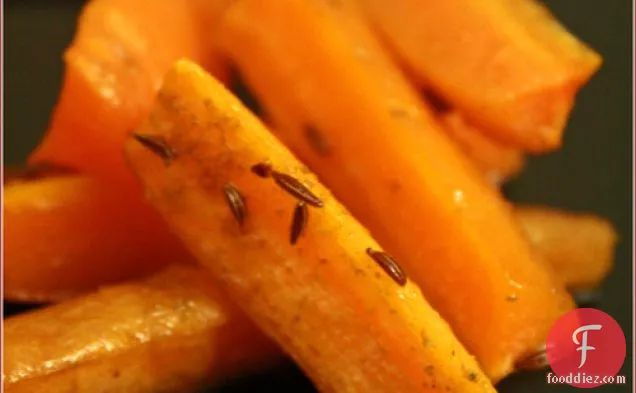 Cumin And Caraway Honey-roast Carrots