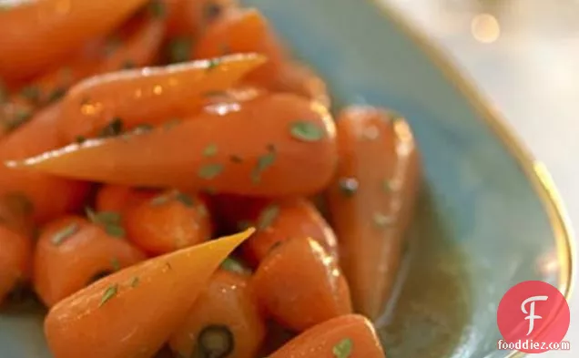 Garlic & Thyme Glazed Carrots