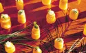 Carrot Roulades With Radish And Herb Goat Cheese