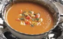 Spiced Carrot-Apple Soup with Fresh Mint