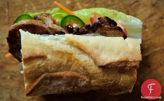Caramelized Pork Bánh Mì