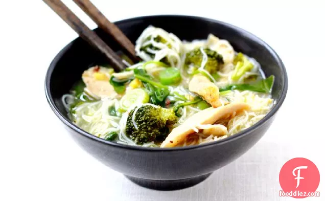 Chicken Ginger Soup With Noodles