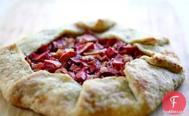 Rhubarb Ginger Galette