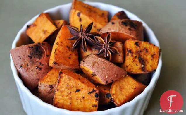 Sweet Potatoes With Star Anise, Ginger, And Lime
