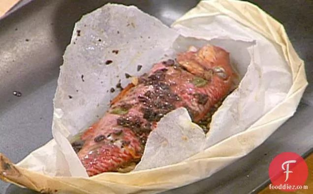 Red Mullet Wrapped in Paper