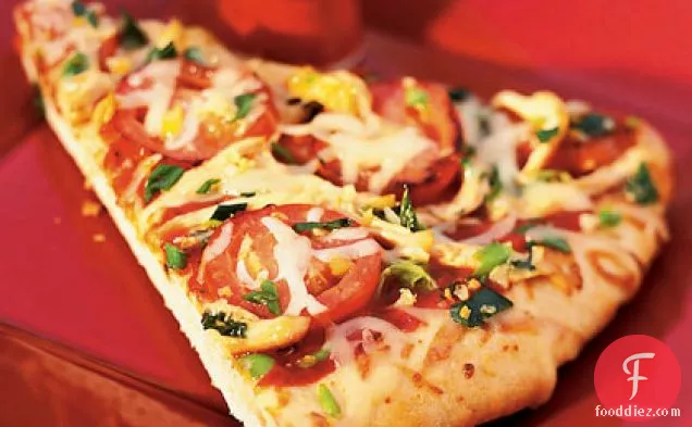 अदरक चिकन पिज्जा