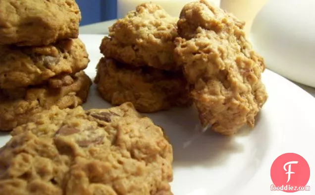 Oatmeal Cookies Two Ways: Medjool Date & Walnut Or Chocolate Ch