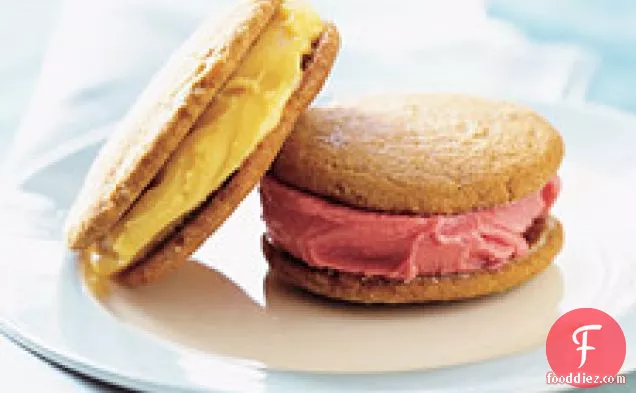 Ginger Cookie-sorbet Sandwiches