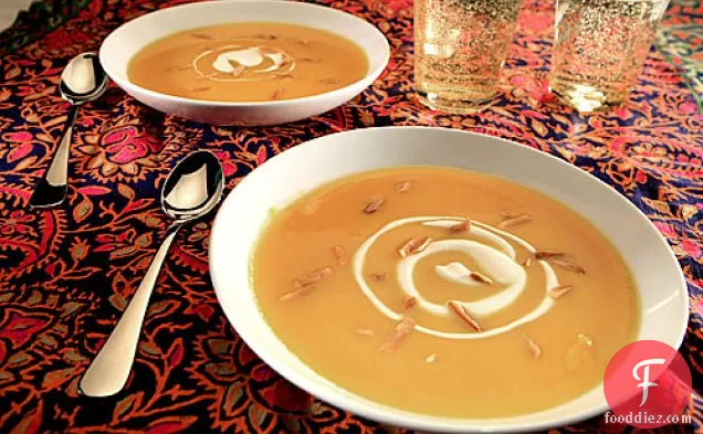 Creamy Butternut Squash Soup With Ginger