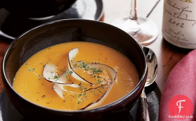 Butternut Squash Soup with Coconut and Ginger