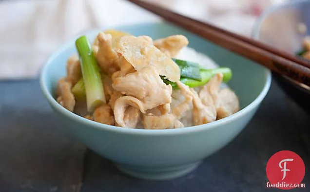 Stir-fried Chicken With Ginger And Scallions