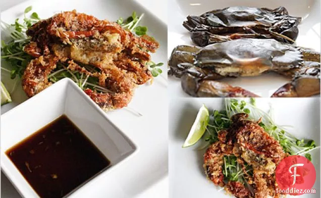 Panko-crusted Soft Shell Crab With Ginger Ponzu Sauce