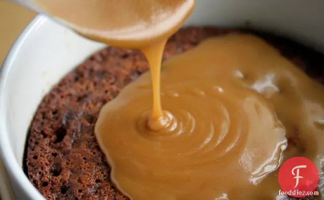 Sticky Toffee Pudding With Dates And Candied Ginger