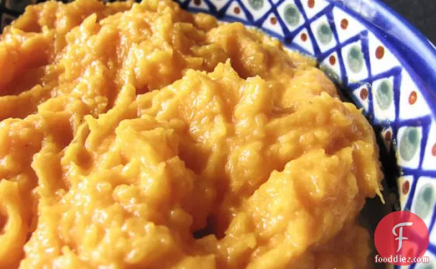 Roasted Butternut Squash Puree With Ginger
