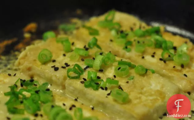 Tofu Steak With Miso And Ginger