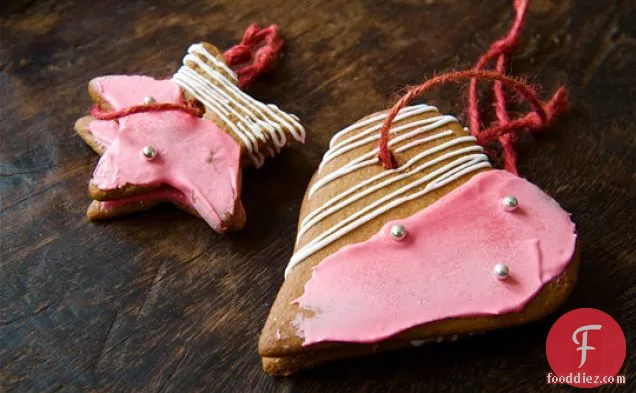 Festive Ginger Christmas Cookies & Ornaments Holiday Guest