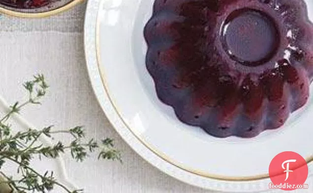 Jellied Cranberry-ginger Sauce