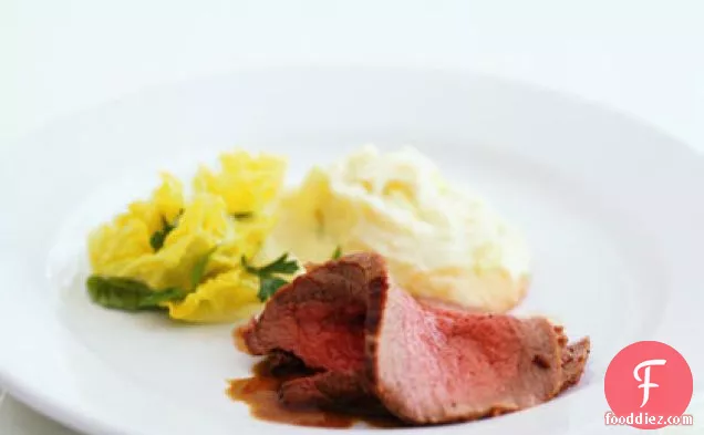 Roast Beef with Horseradish Potatoes