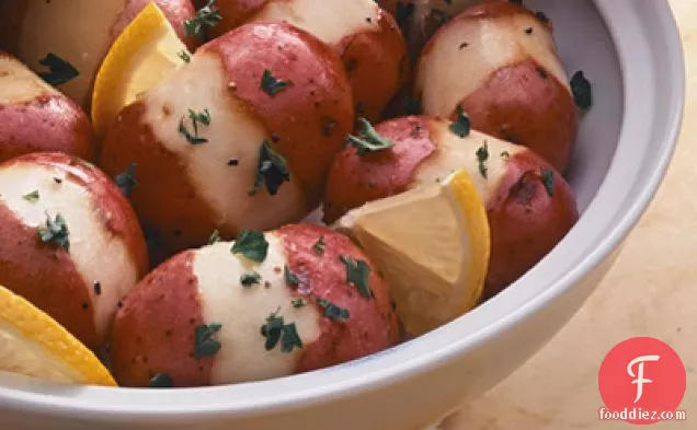New Potatoes With Lemon Horseradish