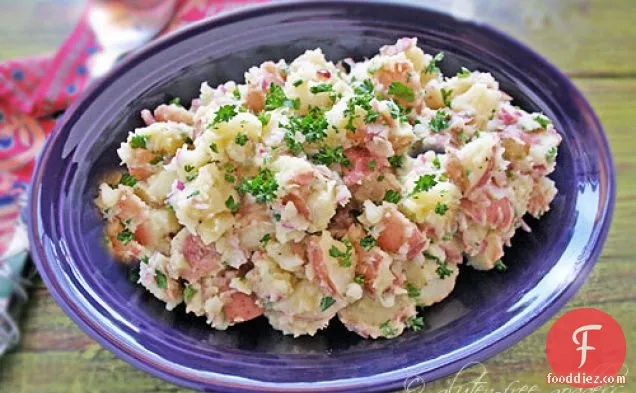 Horseradish Spiked Red Potato Salad