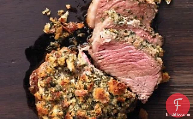 Rib Roast With Herb Crust