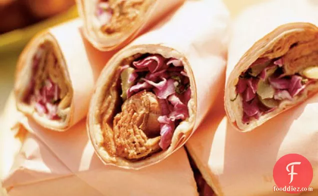 Roast Beef and Blue Cheese Wraps
