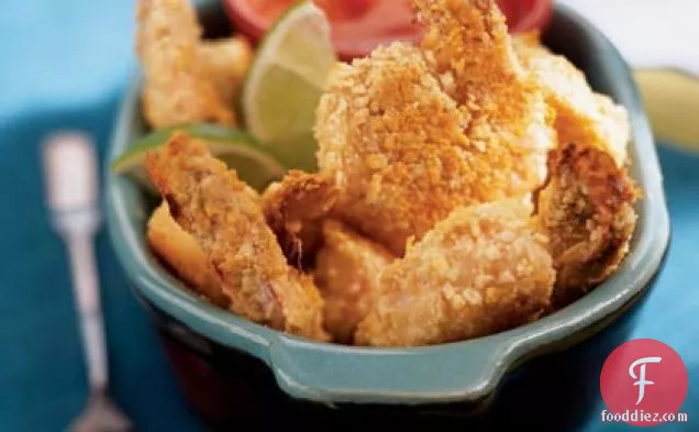 Camarones Fritoes with Mexican Cocktail Sauce