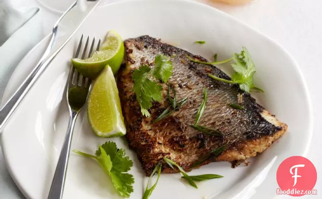 Lemongrass-Marinated Pompano with Dipping Sauce