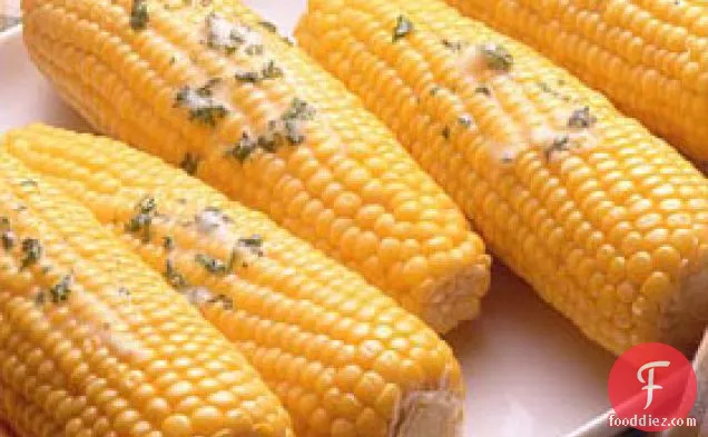 Corn-on-the-cob With Seasoned Butters
