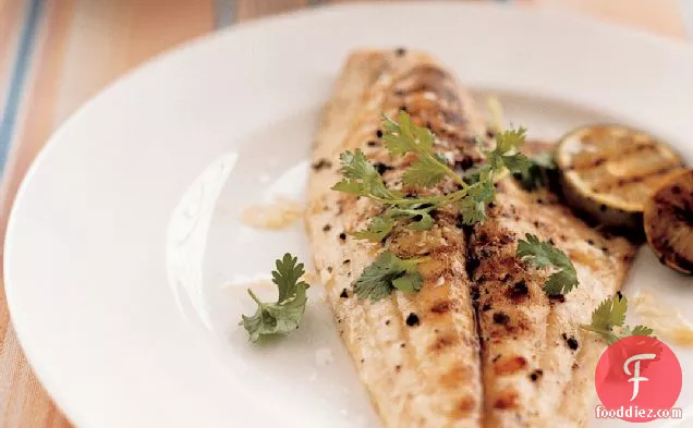 Grilled Pompano with Tangy Ginger Sauce