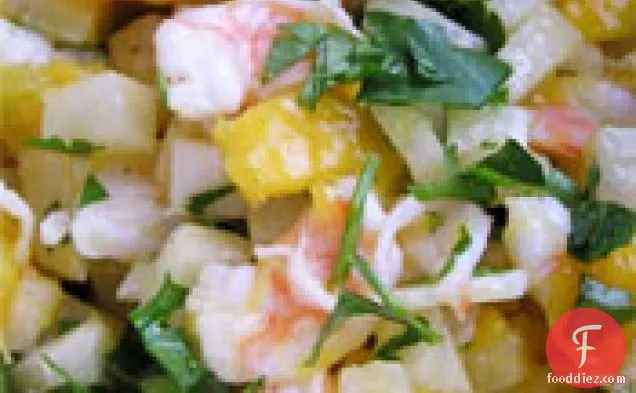 Dinner Tonight: Shrimp, Jicama, and Mango Salad