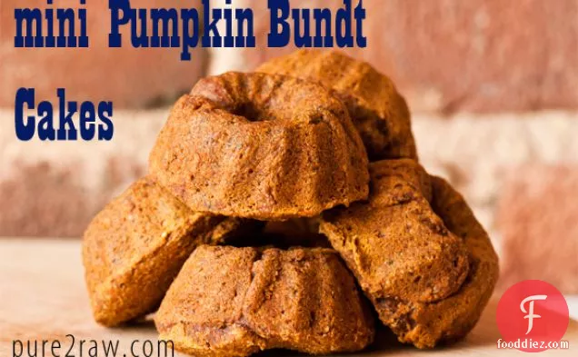 Mini Pumpkin Bundt Cakes (gluten Free, Vegan, Dairy Free)