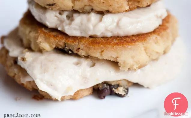 Gluten-free Vegan Chocolate Chip Cookie Pancakes With Marshmall